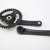 Kurbelradgarnitur 1f 170 38Z. St/Alu schwarz/silber PRO-A38(92), 1/2*3/32*38T*170